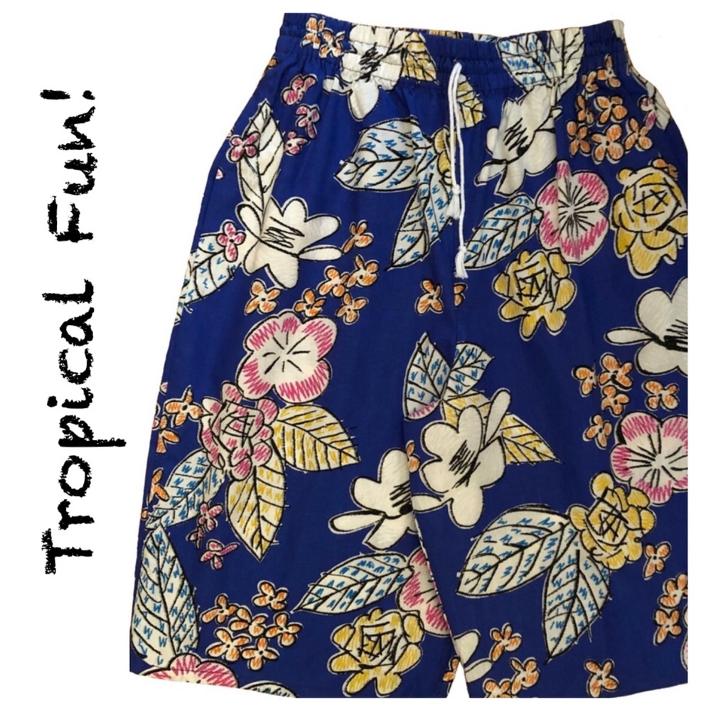 Homemade Jams®️Royal Floral Long Shorts